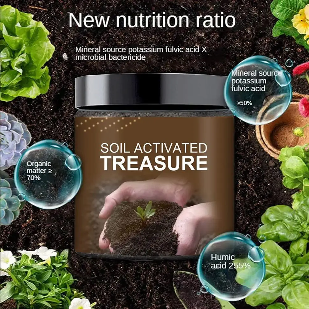 Soil Activated Treasure Activated Baosong Soil Essence Flower Fertilizer Mineral Source Activator 100g/ 200g plant fertilizer