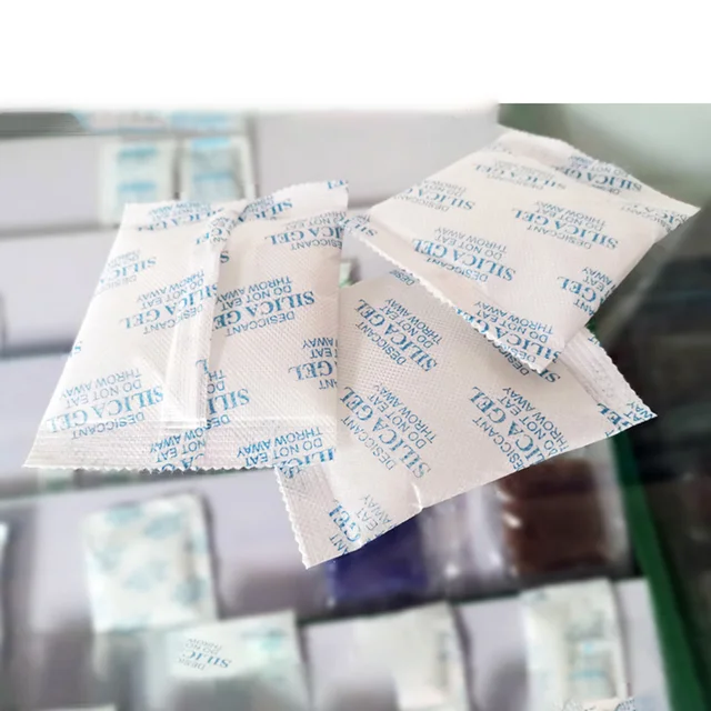 50/100 Confezioni Di Gel Di Silice Non Tossico Essiccante Assorbore Di Umidà Umidà Deumidificatore Per Vesti Da Camera Conservazione Degli Alimenti Utensili Da Cucina - Foto 8