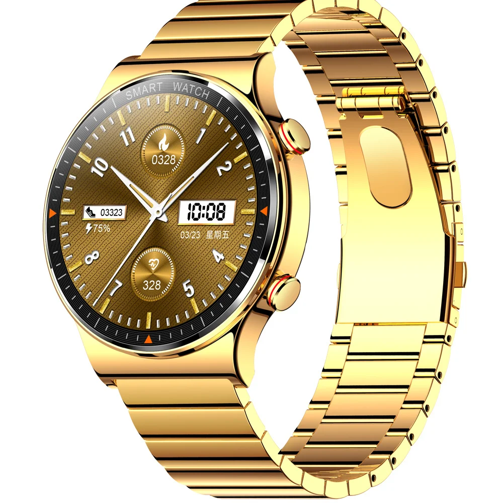 

Men's Watches 1.39 Inch AMOLED Bluetooth IP68 Waterproof Smartwatch Multi-function Sport Fitness Tracker For Android & IOS TK68
