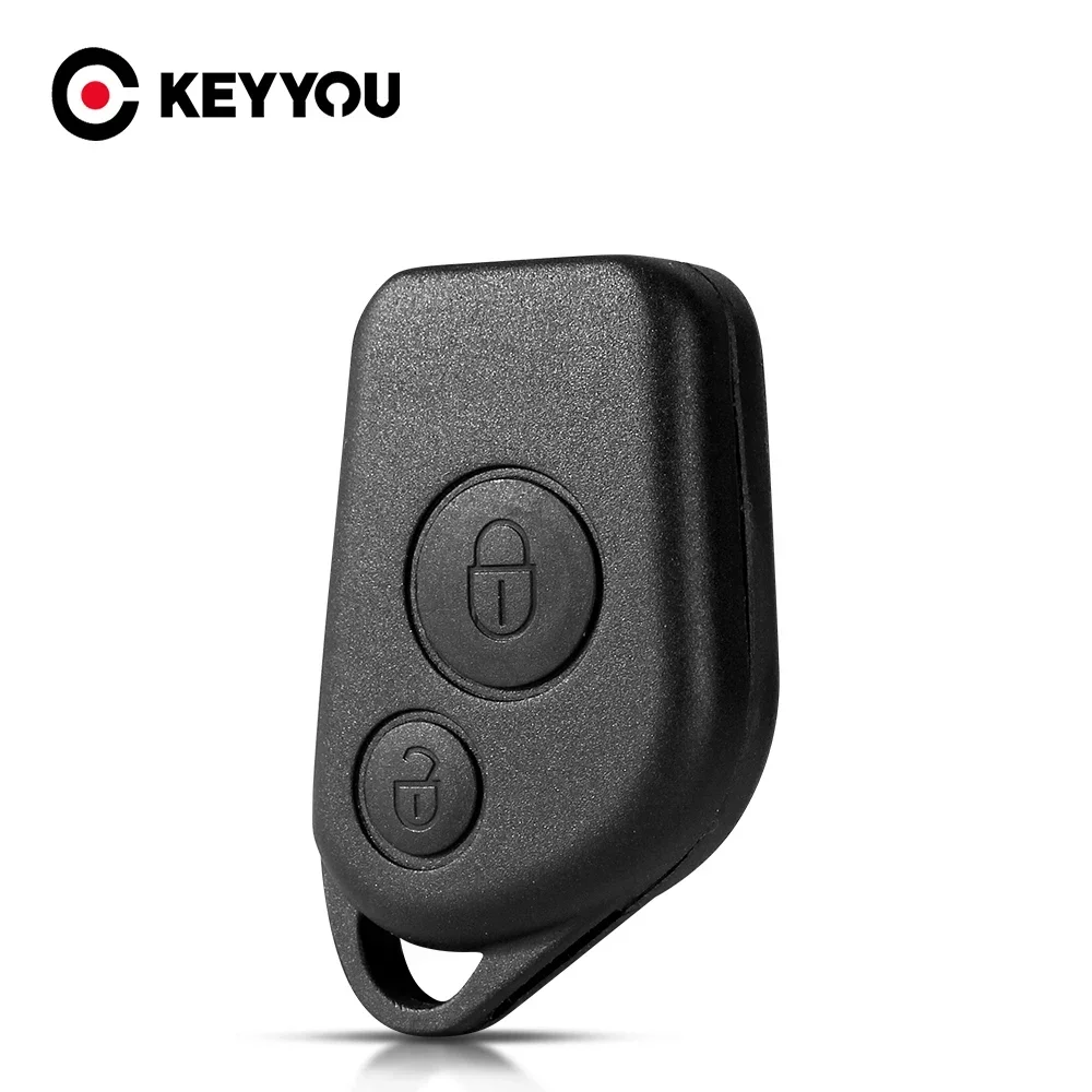 Keyyou 1 Pz Per Peugeot 306 307 406 Citroen Saxo Berlingo Xsara Picasso Fob 2 Pulsanti Portachiavi Di Ricambio Per Chiave Auto