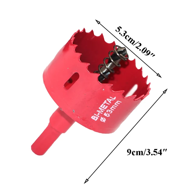 1Db Méh Szerszámok Méhkas Fém Kaptár Bejárati Ajtó Lyuk Nyitó Famegmunkáló Fúró Bit 53Mm 25 Mm Méhészeti Kellékek - Image 2