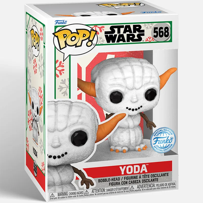 thumbnail image 1 of Figuras de acción de vinilo Funko Pop STARWARS Boba Fett #558 Yoda #568, regalo para niños, 1 of 4