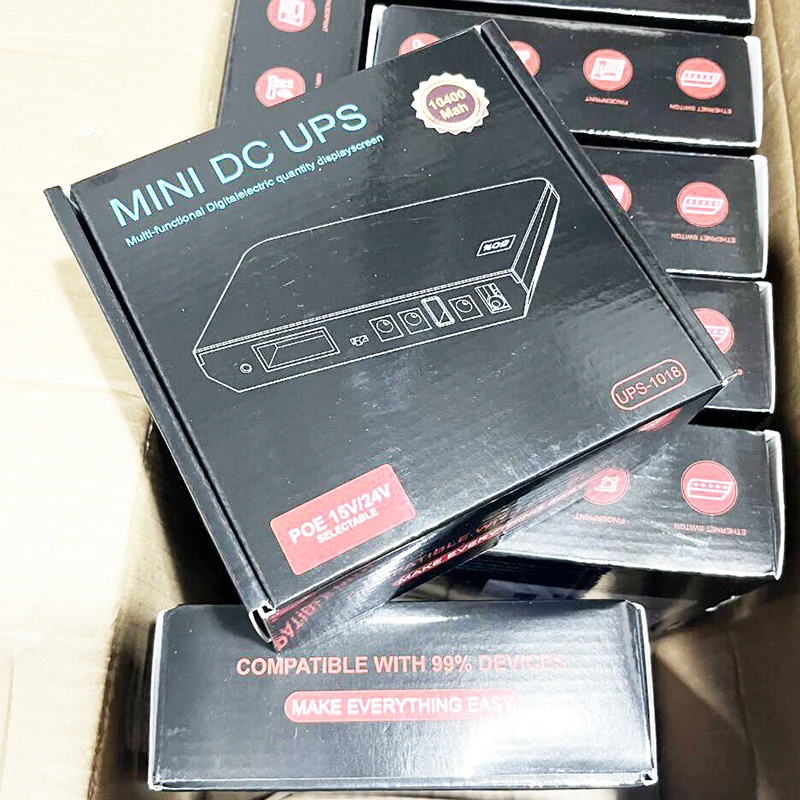 Description Picture 4 of itemDC UPS Battery Backup 10400mAh 9V 12V 2A 15V 24V 1A Output Uninterruptible Power Supply 85‑265V UPS Battery Backup EU Plug