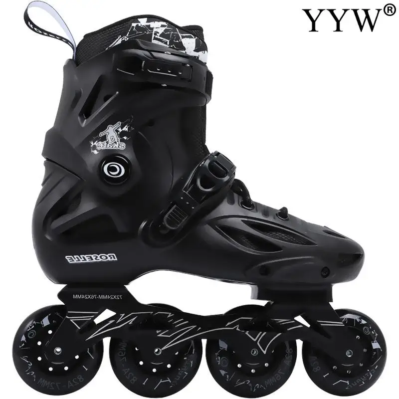 

Professional Inline Roller Skate Shoes 4 Wheels Skates Kids Child Adult Outdoor Speed Skating Sneakers For Women Men Beginners