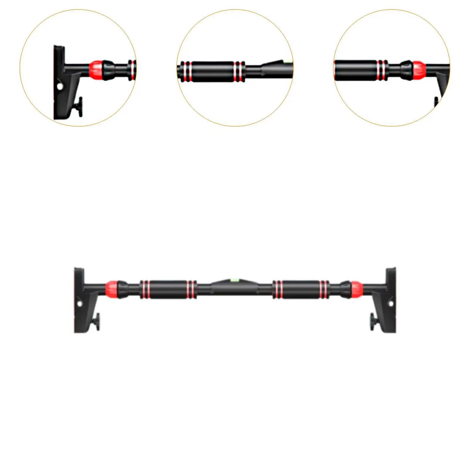 Pull up Bar Adjustable Door Horizontal Bar Anti Slip Easy Installation Workout Chin up for Exercise Workout Fitness