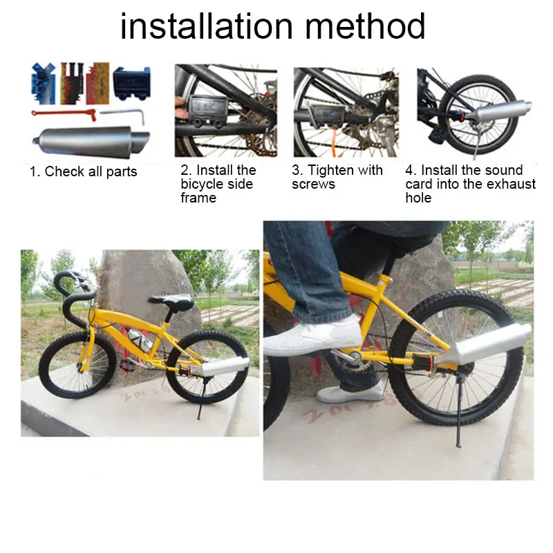 Bike Accessories Bicycle Exhaust Pipe Sound Wild Motorcycle Effects Cycling Tools BMX Mountain Bike Accessories Bike Tools Turbine Motorcycle bike accessories