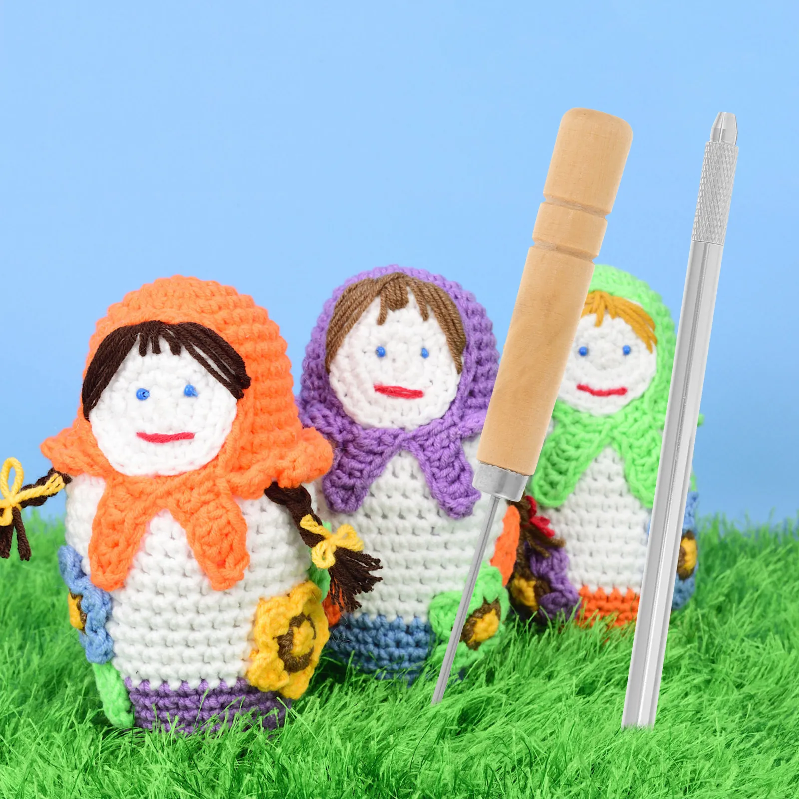 1세트 헤어 루팅 니들 재뿌리 재생 홀더 DIY 제작 용품 안전하고 편리한 공예..