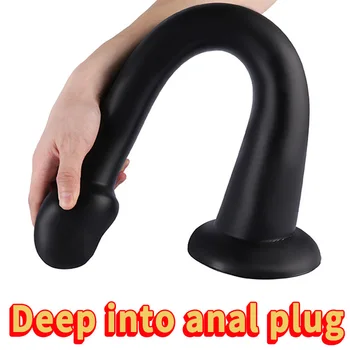 4 Style Long Anal Dildo Butt Plug Anus Vagina Dilator Sex Toys For Women Men Prostate Massage Adult No Vibrator Anal Sex Product 5
