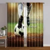 2pcs, Popular Curtains Inspirational Soccer Ball Versatile Fabric (without rod) Stuff Clearance Ldeal for Living Room, Bedroom, 1