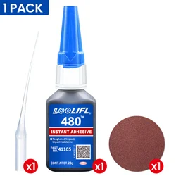 High - Performance Instant Dry Adhesive - 20g, Fast Curing & Superior Strength for Metal, Plastic, Rubber, and Craft Repairs (480 - 1 - sz)