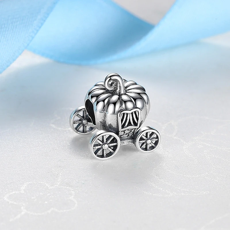 Sterling Silver Beads Charms Halloween Jewelry Fit Pandora DIY For Women