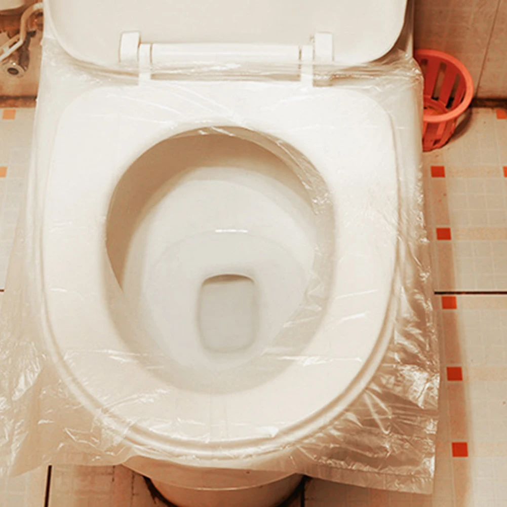 Disposable Toilet Seat Cover Waterproof Safety Toilet Seat Mat Individually Packed Cover Pads Outdoor Camping