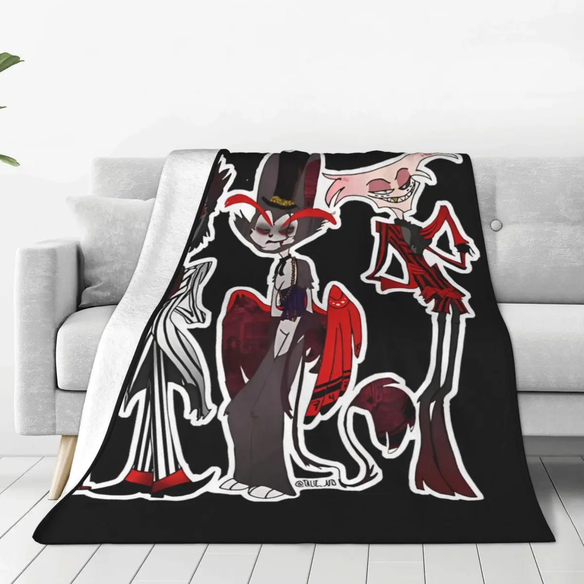 

Флисовое одеяло Hazbins Hotels Royale, одеяло для постельного белья, офисное супер мягкое одеяло