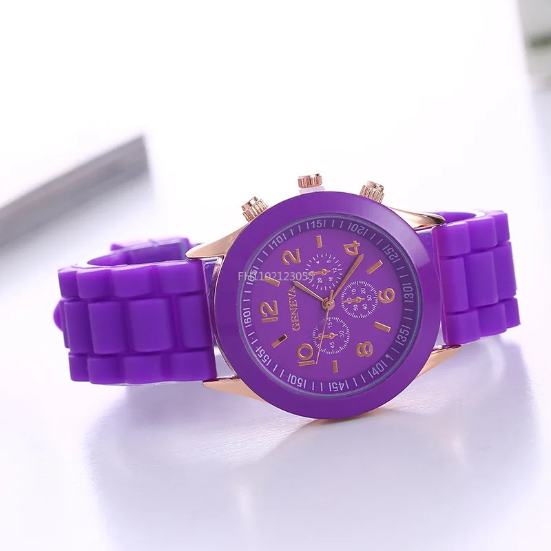 Women Watches New Fashion Luxury Brand Women\'s Watch Silicone Strap Quartz Wristwatches For Female Relogio Feminino Gift