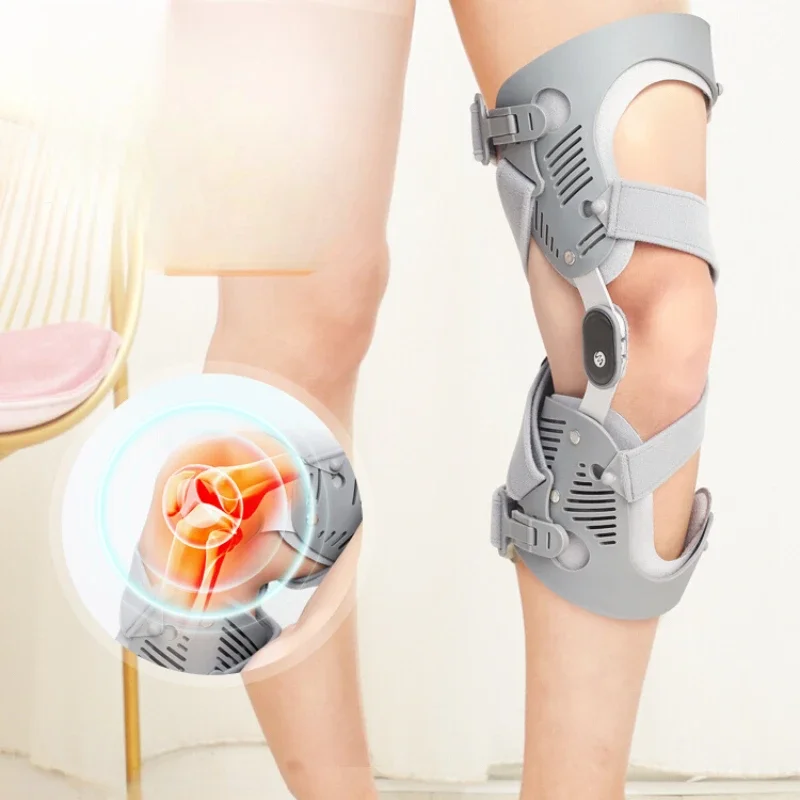 

Knee joint load free knee brace support for knee pain, meniscus cartilage wear, pain fixation, and decompression