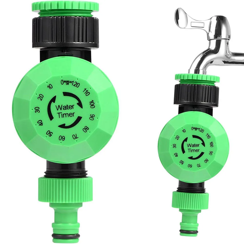 Garden Hose Timer, Automatic Irrigation System Controller, No Batteries Needed, 120 Minutes Outdoor Garden Watering Controller