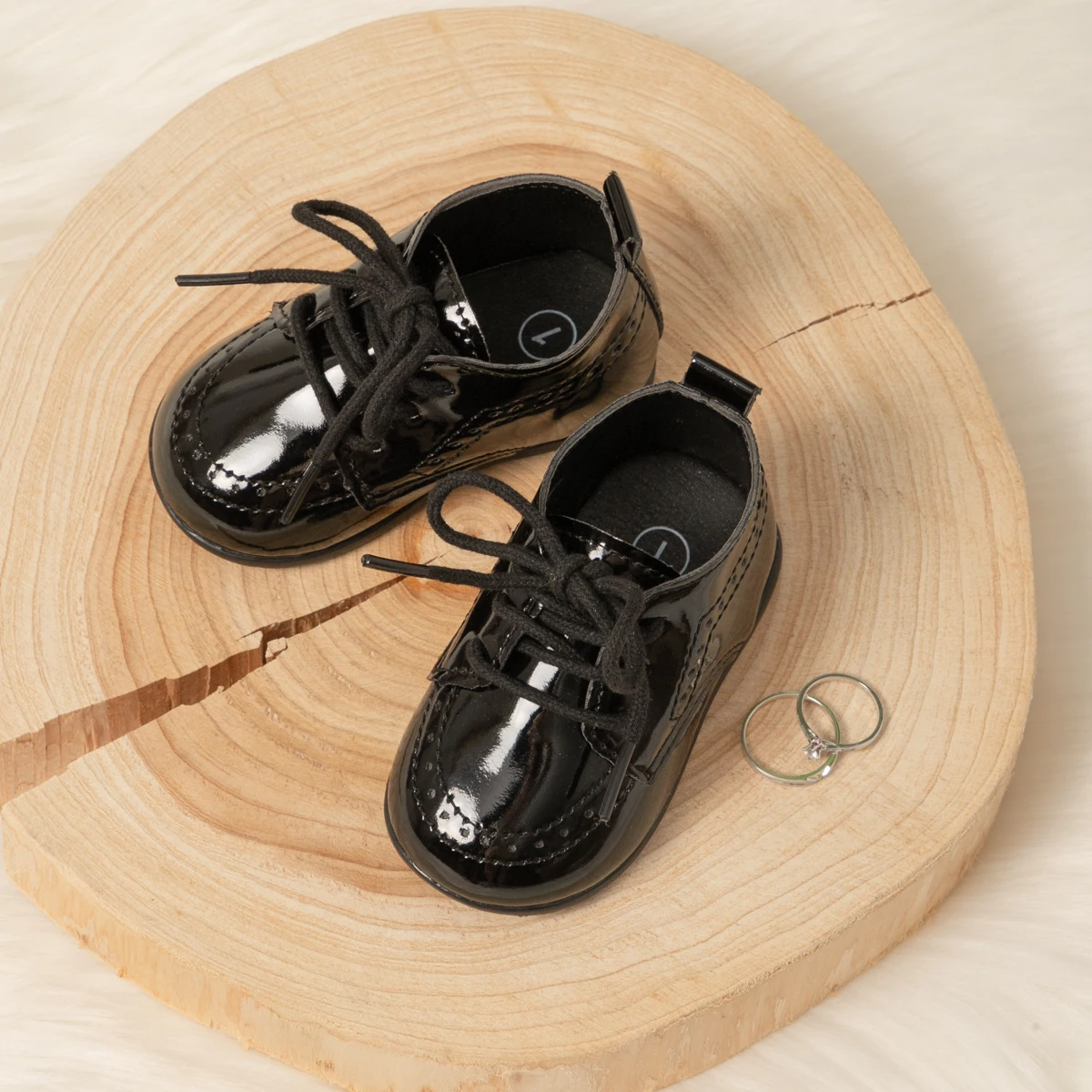 Classic Lace-up Baby Shoes Spring Boy and Girl British Style Baby Shoes Multi-color Rubber Soles Non-slip Walking