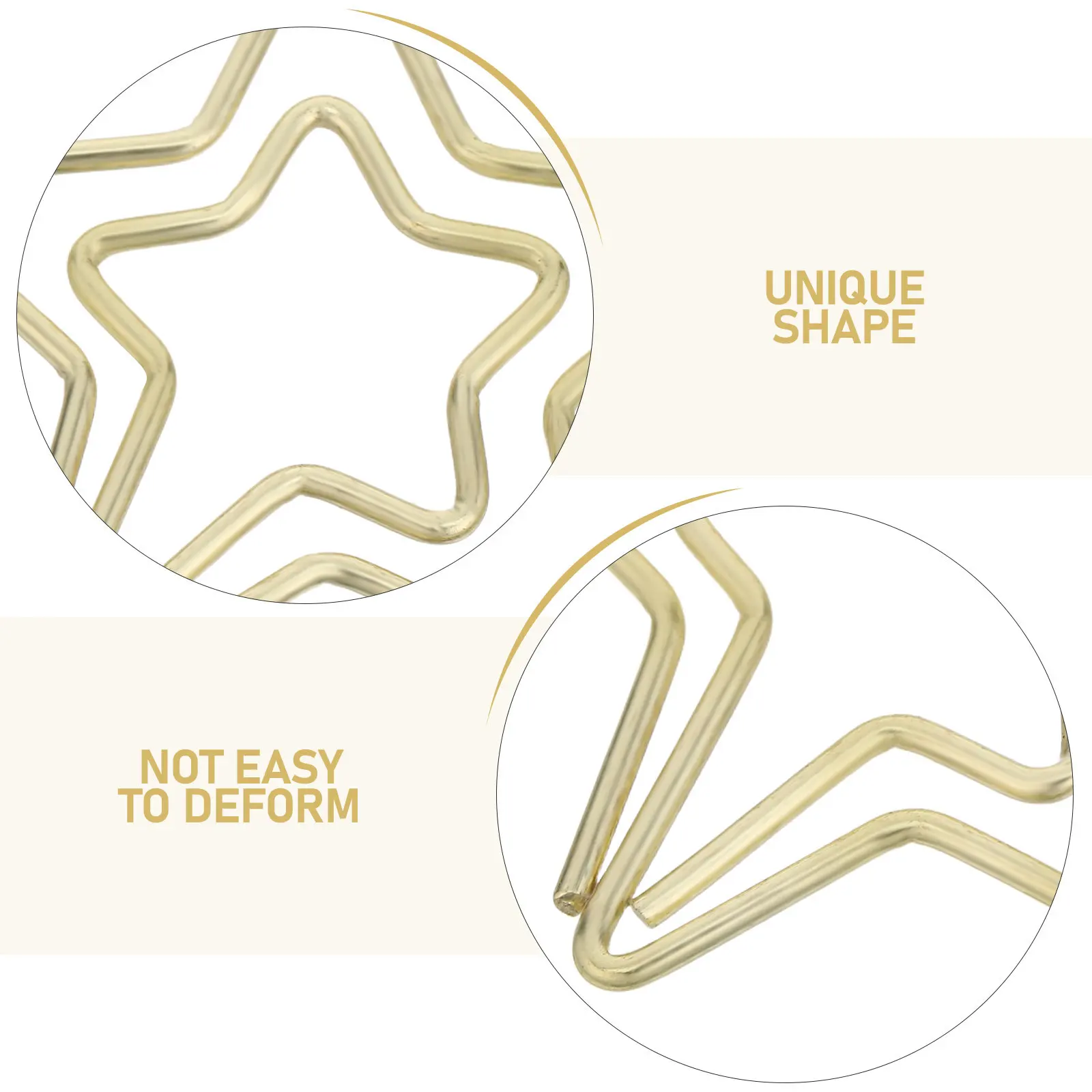 80Pcs 작은 별 종이 클립 사무실 책상에 대 한 금속 장식 플래너 클립 학교 노트 결혼식 서류 재미있는 조직