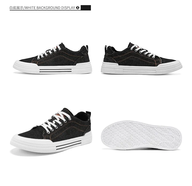 Große Größe 39-48 Herren Sportschuhe Marken atmungsaktive Herbst Canvas Sneakers Herren Laufschuhe Designer Jeans Stoff Wanderschuhe – Detail 22