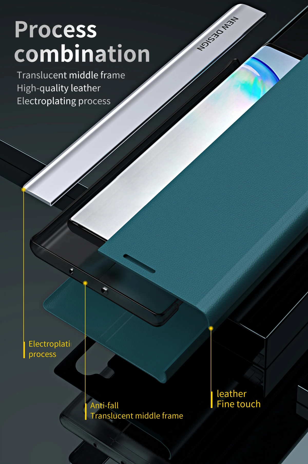 Flip Stand Holder Deksel For Xiaomi 12 Plus Case Redmi Note 12S 11S 10S 9S 8T 8 9 10 11 Pro Leather Plating Cases_voghion.com