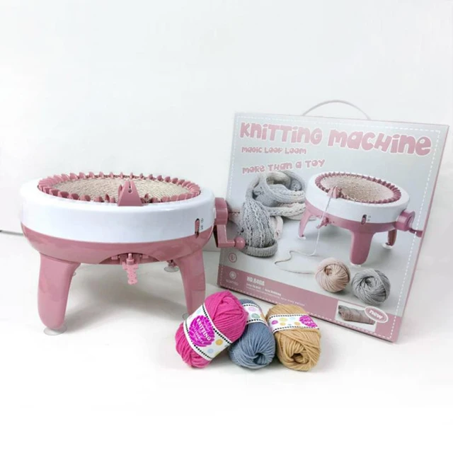 22 Needles Knitting Machines Smart Weaving Loom DIY Reusable Plastic  Hand-knitted Machine for Kids Knitting Machines Rotating Hand-knitted  Machine for Kids Adults Beginners