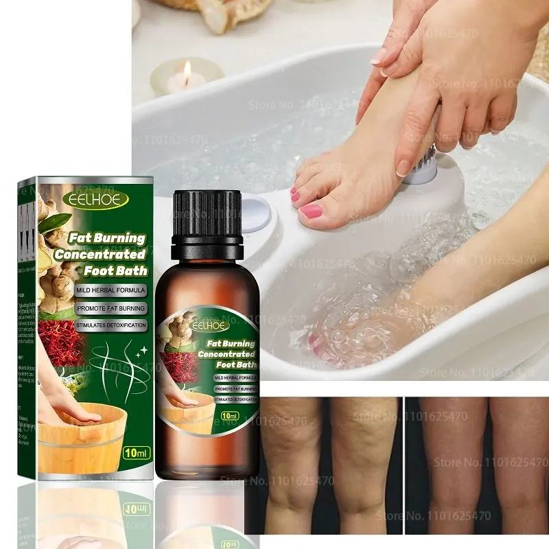 

Fat Burning Condensed Foot Bath Slimming Detoxification Dredge Lymphoid Herbal Foot Essential Oil Relieve Fatigue Body Care 10ML