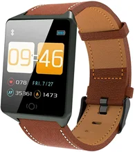 

Smartwatch mens womens Brown Fitness Activity Tracker Custom Dial 1.3" HD Screen