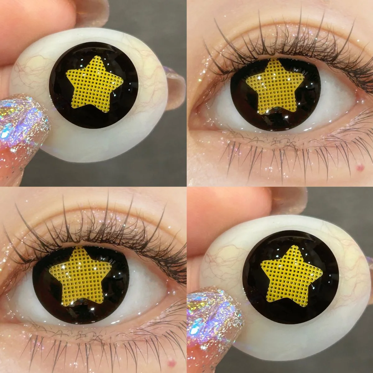 Genshin 1pair Anime Mavuika Cosplay Color Contact Lenses Halloween contact lenses