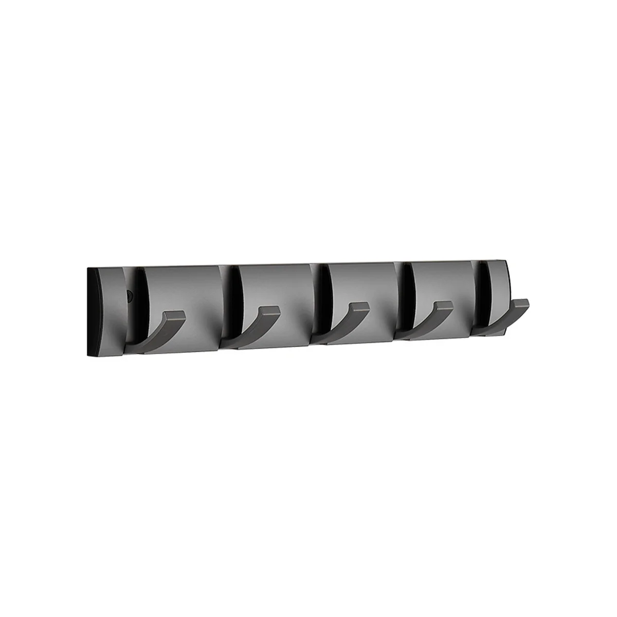 

Folding Wall Hanger Hook Installation Coat Clothes Towel Holder Bathroom Kitchen Accessories Restroom Black,40cm