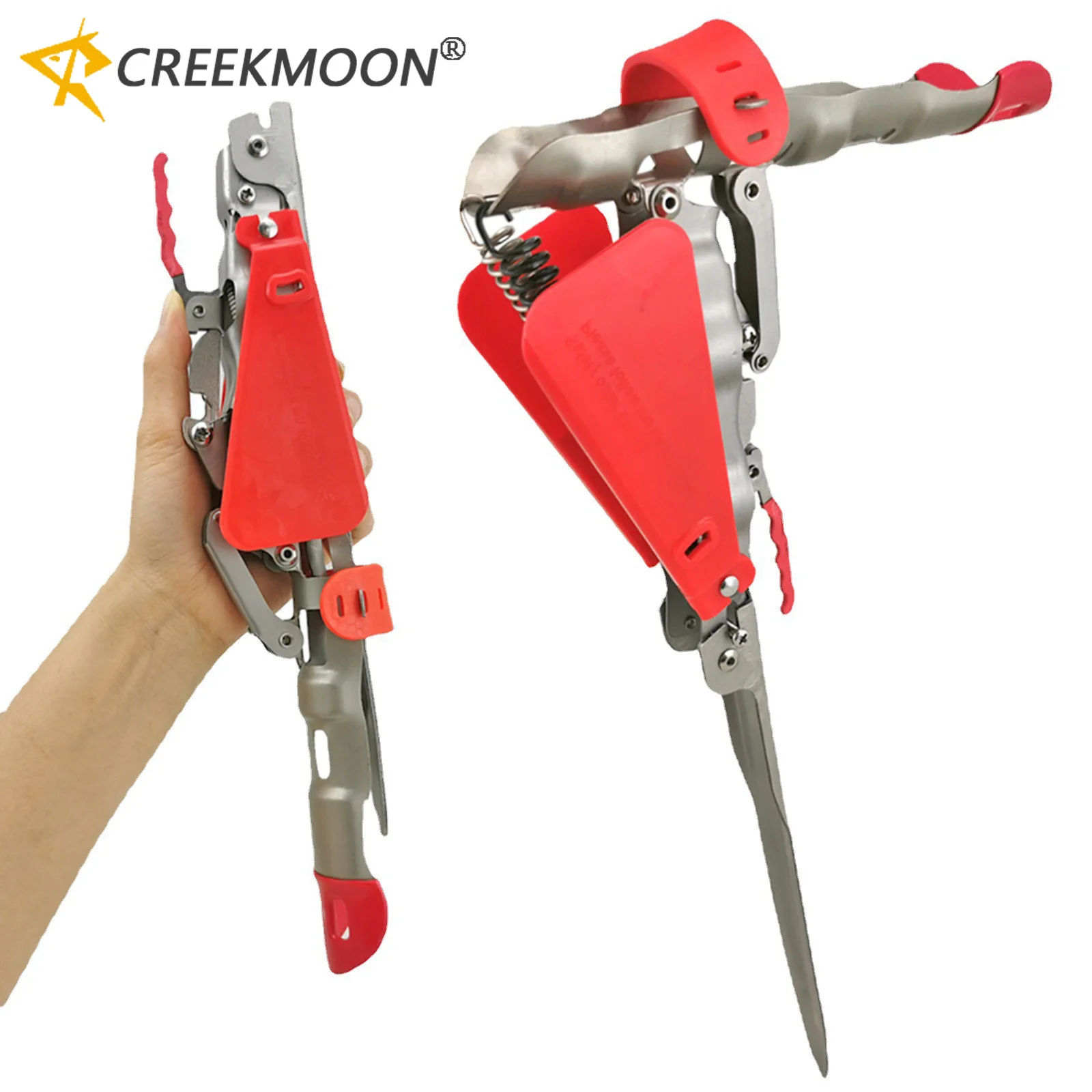 자동 더블 싱글 용수철 앵글 낚싯대 거치대, 접이식 녹 방지 스틸 바다 로드 브래킷, 낚시 태클, 직송, 1 개 