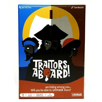 Traitors Aboard - Award Winning Secret Identity Party Game - Fun Strategy and Betrayal | Easy to Learn Family Board Game Card