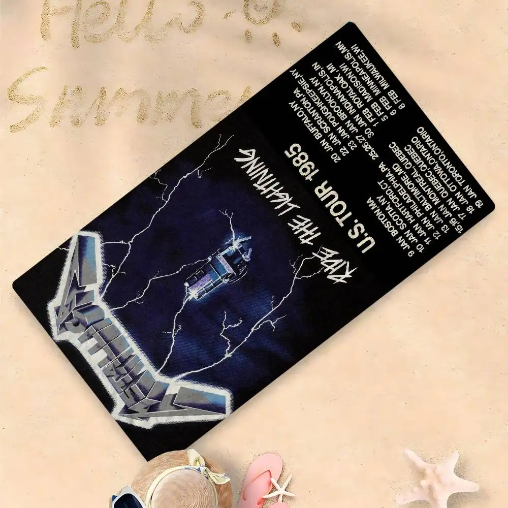 Band T-MetallicaS-D Big Microfiber Beach Towels Quick Dry Towel Sand Beach Towels Pool Towel For Travel Swim Pool Yoga