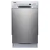 Built-In Dishwasher 18" 8 Place Setting Stainless Steel Energy Star Certified Quiet Operation Automatic Leakage Sensor Two Trays 1