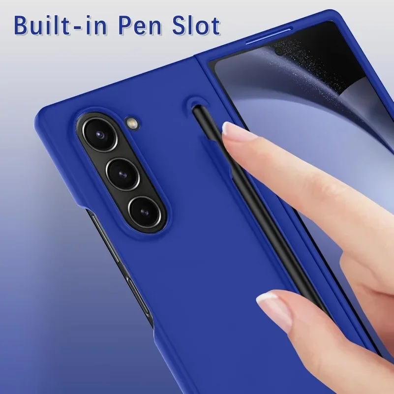 Premium Skin-Feel PC Case with S Pen Holder and Storage