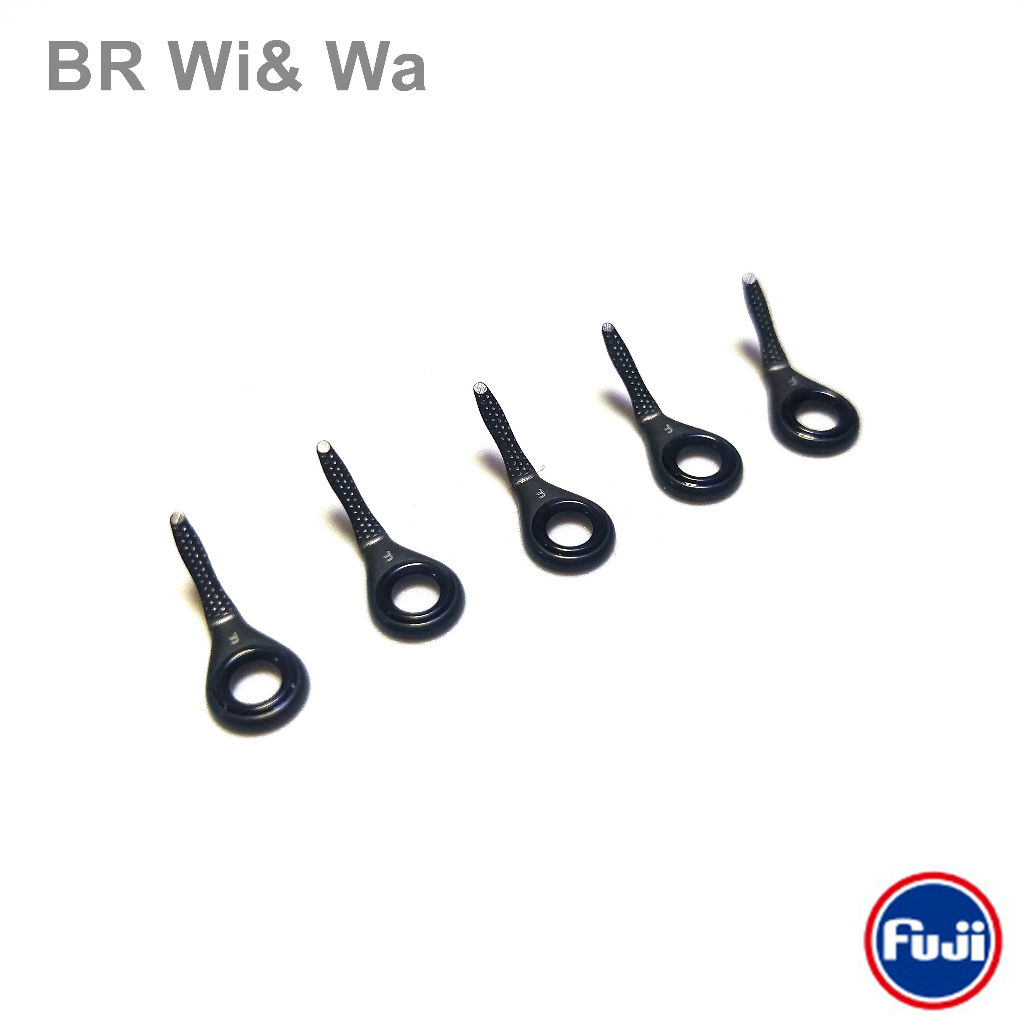 BR Wi&Wa Fuji CCLDBOG & BCLDBOG Ultra-light sloped tip section guide Repair Fishing rod 5pcs fishing rod