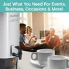 QWWest Bend 58030 Commercial Coffee Urn and Beverage Dispenser with Automatic Temperature Control,30 Cup,Polished Aluminum,Silve 2