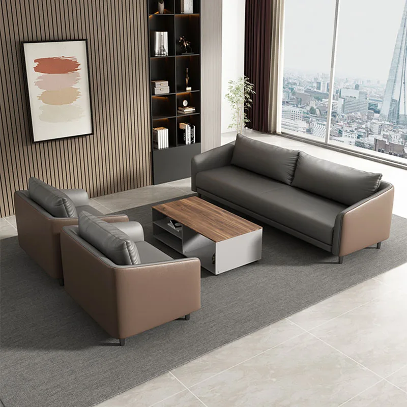 Reception Office Sofas Leather Armrest Sectional European Sleeper Office Sofas Bubble Modernos Para Sala Furniture