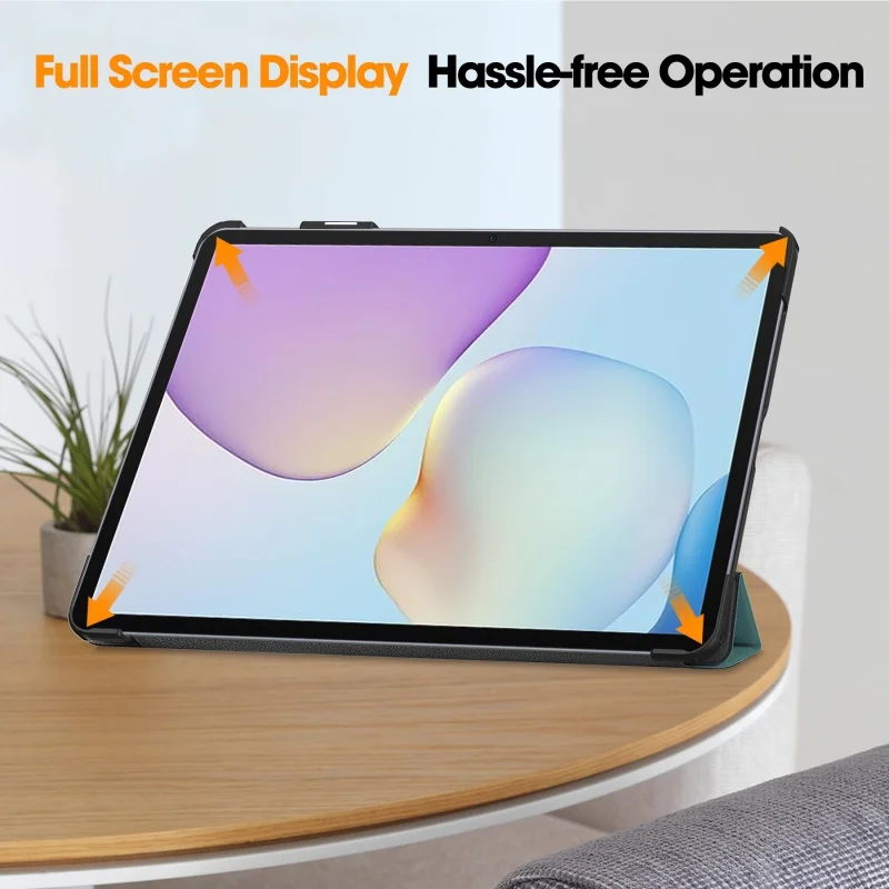 Magnetic PU Leather Hard Back Case