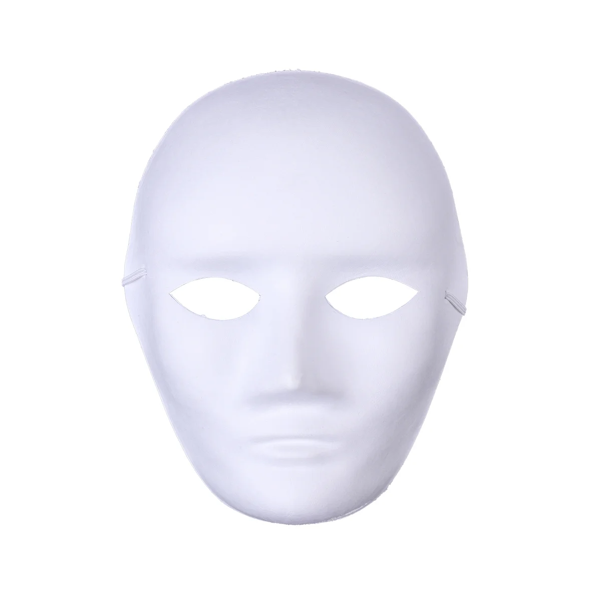 

10/15Pcs White Face Adult Mask Blank Male Female Mask Party white pulp blank Halloween Costume DIY Hand-Painted Unpainted Mask