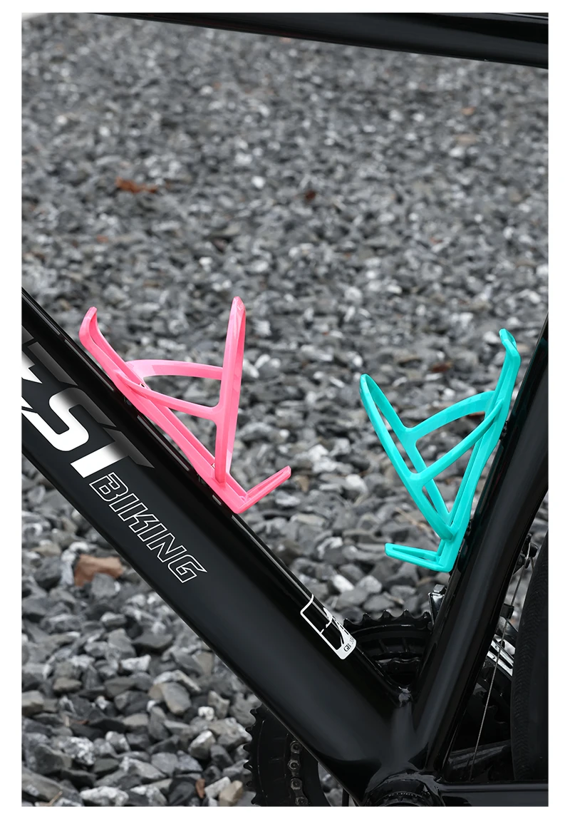 WEST BIKING Mehrfarbiger Flaschenhalter aus PC, Fahrrad-Flaschenhalterung mit Schnalle, Einteiliger Ultraleichter MTB Rennrad Flaschenhalter – Detail 16