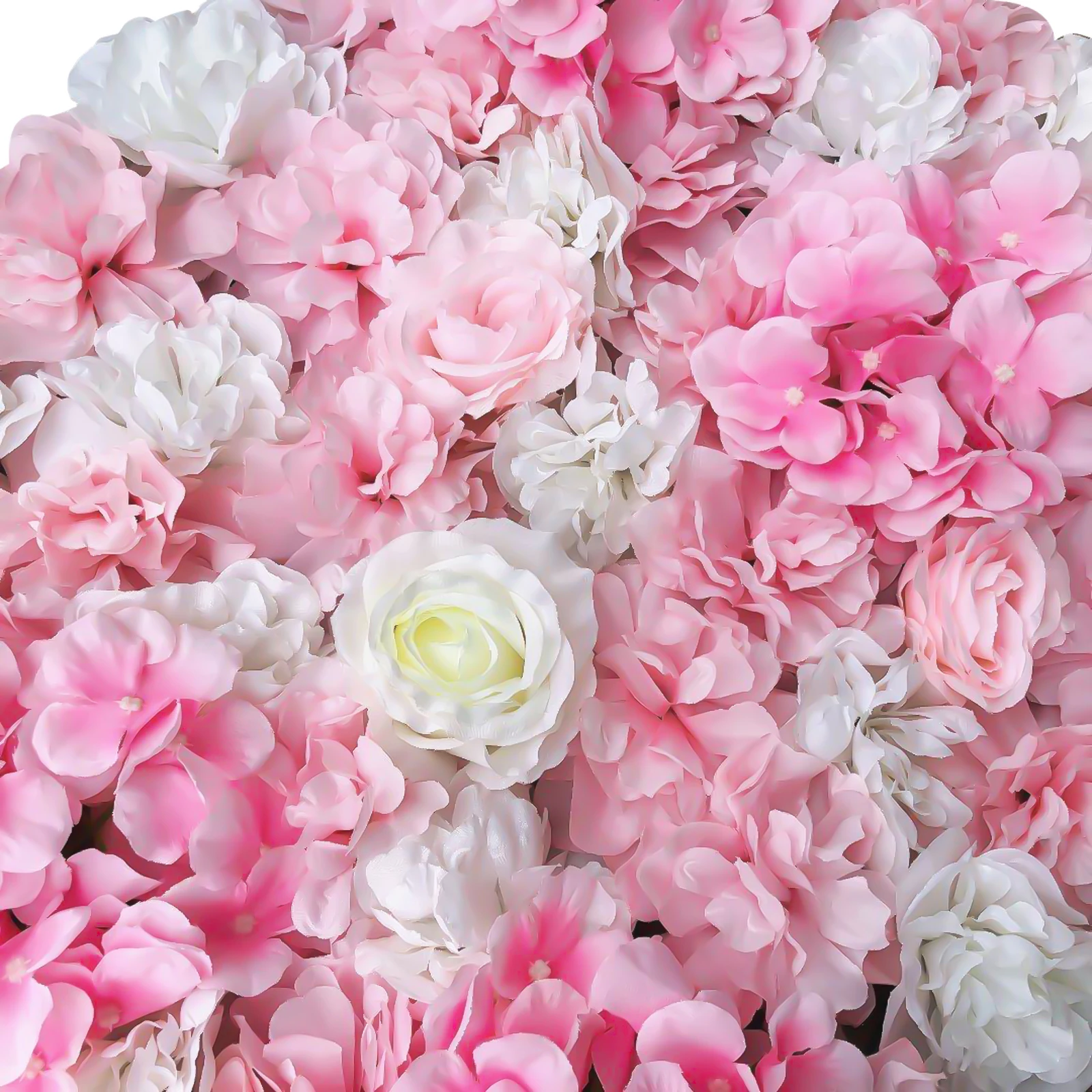 12 Pieces of Artificial Wall Flower Artificial Rose Wall DIY Silk Flower Board Home Wedding Party Background Dec
