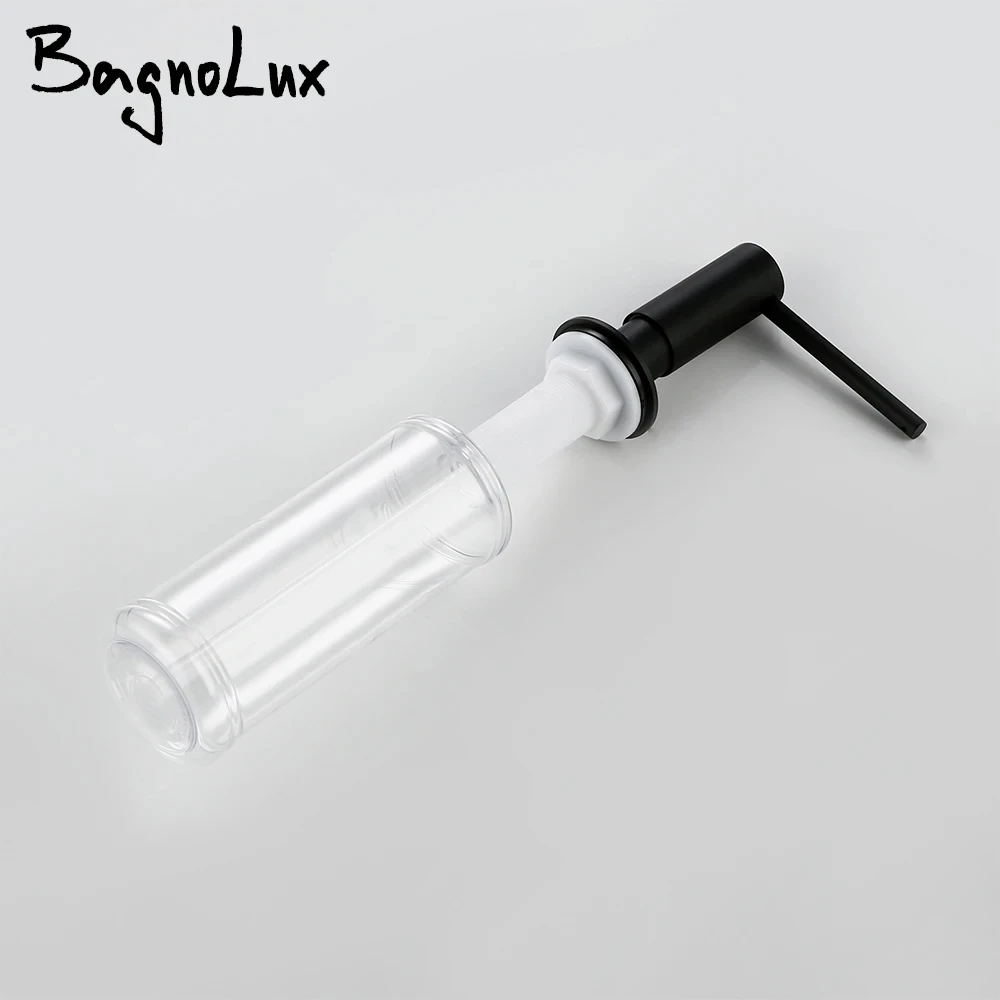 Gunmetal Liquid Soap Dispenser Plastic Bottle 360 Degree Swivel Head Kitchen Installed In Sink Convenient And Simple Soap Dispenser