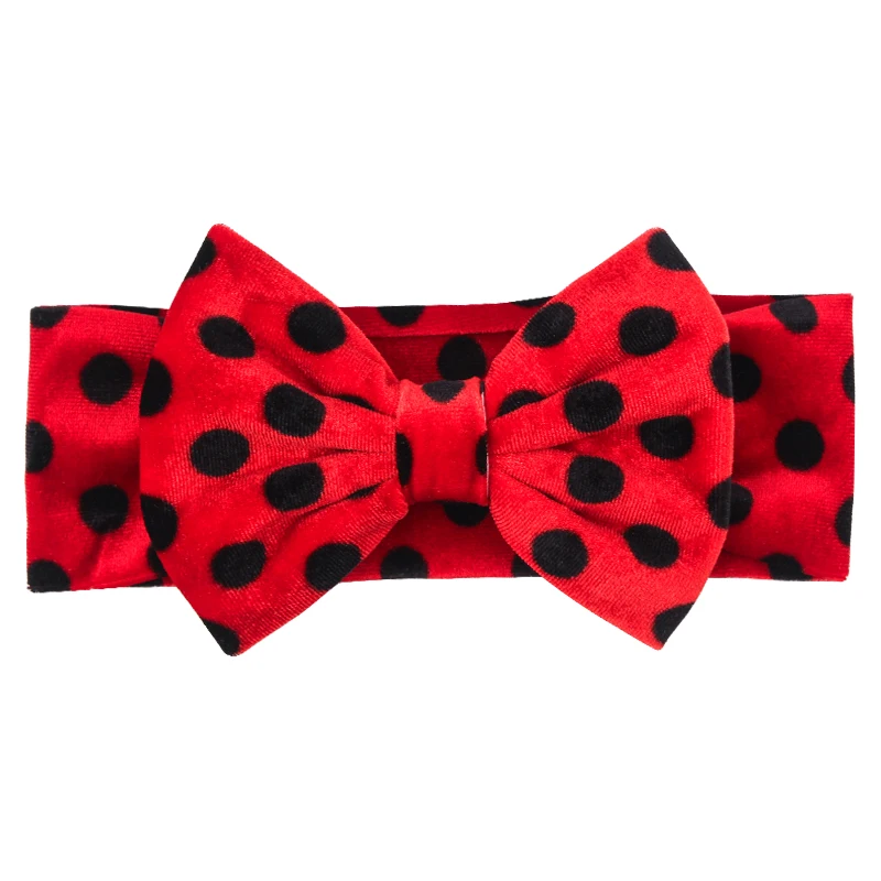 Klassisches Baby-Haarband mit 5-Zoll-Haarschleife, elastisches Samt-Stirnband für Kleinkinder, Mädchen, Festival-DIY-Haaraccessoires – Detail 12