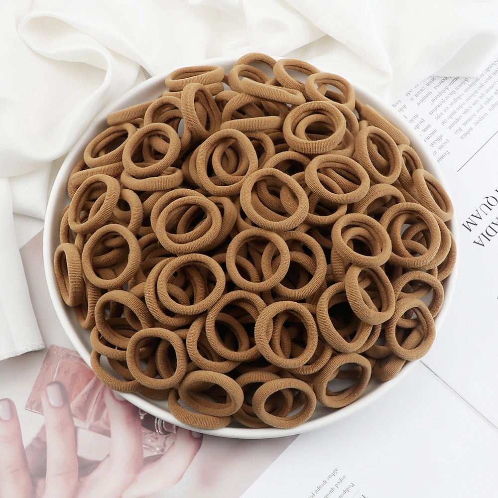 Großhandel 30/50/100 Teile/los Bunte Haarbänder Kinder Nahtlose Haargummis Elastische Gummiband Mädchen Süße Scrunchies Zubehör – Detail 22