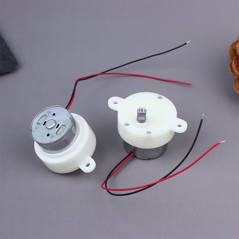 ? ? DC 3V-7.4V 5V 12RPM 저속 미니 300 기어 모터 마이크로 32mm 플라스틱 기어박스 기어 감속 모터 DIY 무대 조명 장난감 모델