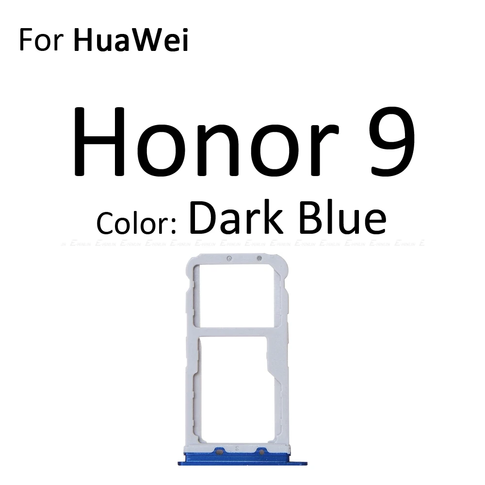 Bac SIM + Adaptateur Micro SD Pour Huawei Honor 10 / GT - Couleur Verte - Neuf