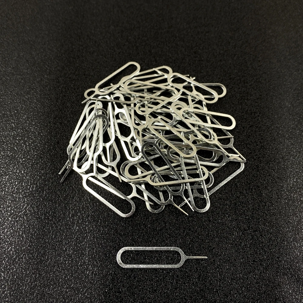 SIM Card Removal Tool 10pcs SIM Card Removal Needle Pins Pry Eject Sim Card Tray Open Needle Pin for IPhone Samsung Xiaomi Redmi Micro Sd Tool