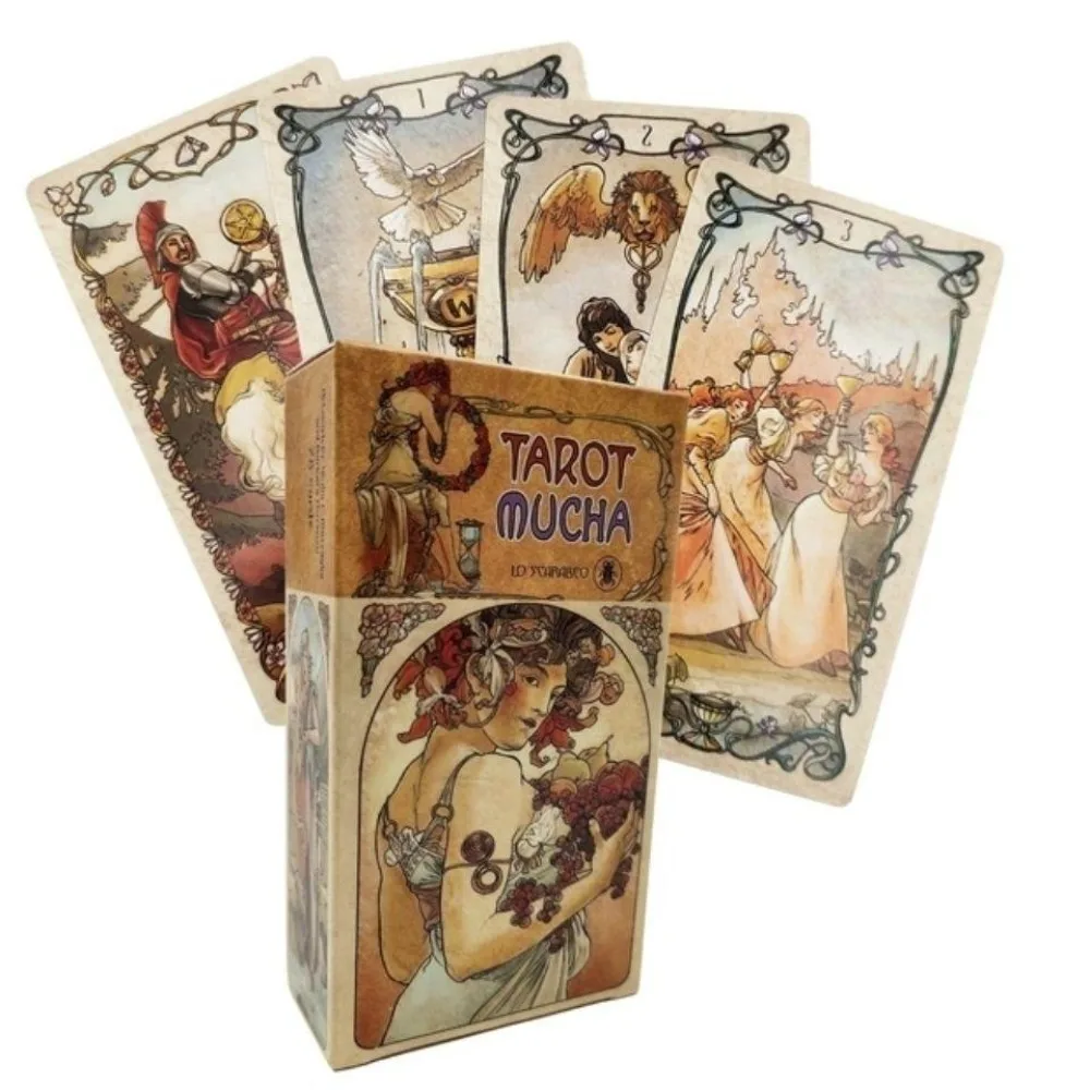 Mucha Tarot Cards English Version Board Game Card 3