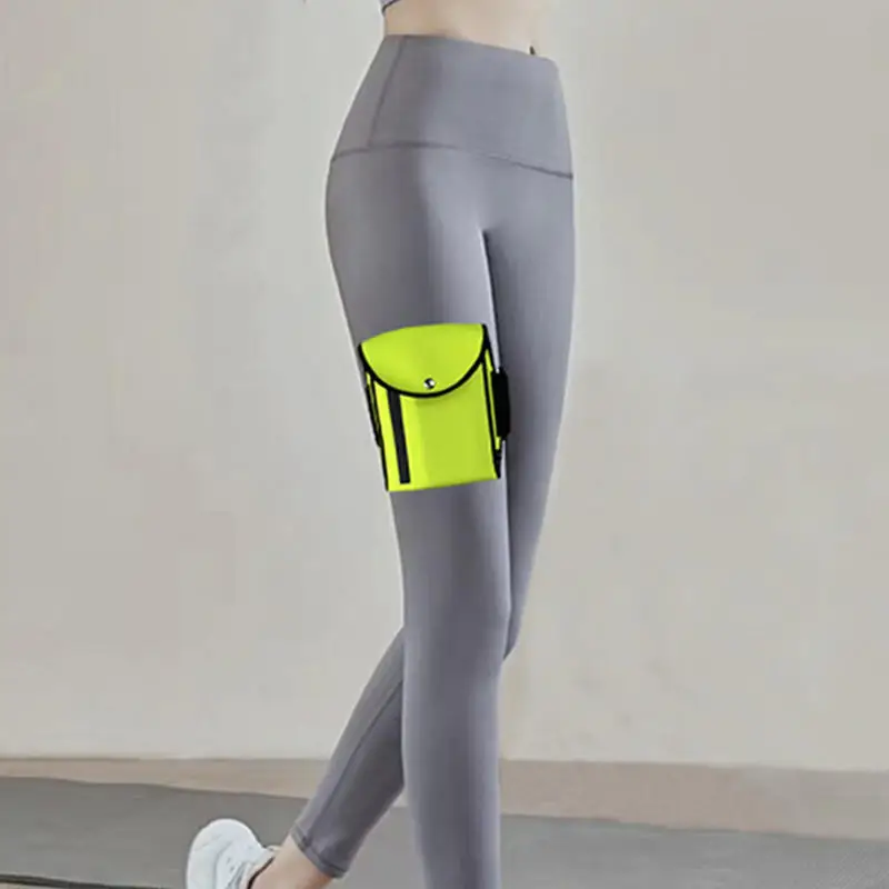 Unisex Fitness Tracker Leg Bag For Running Cycling Large Capacity Sports Phone Holder Cloth Material Durable For Men Women 5