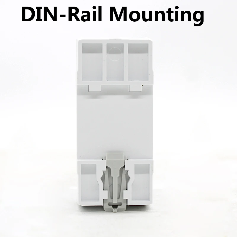 Rail overvoltage and undervoltage protector 220VAC digital display voltage and current kWh